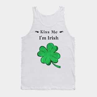 St. Patrick's Day Kiss Me I'm Irish Tank Top